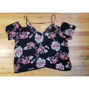 Rose strappy top